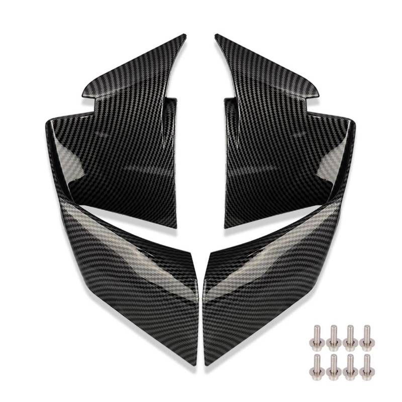 Motorcycle Wing Winglets Motorräder Verkleidung Seite Winglet Flügel Spoiler Zubehör Für S1000 RR Für M1000rr 2019-2022(Style2) von DNZOGW