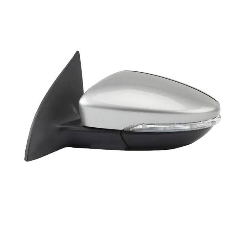 Rückspiegelbaugruppe Für Passat 2008 2009 2010 2011 2012 2013 2014-2018 13 Drähte Seite Spiegel Montage Auto Power Erhitzt Falten Blinker(Silver 13 wire Left) von DNZOGW