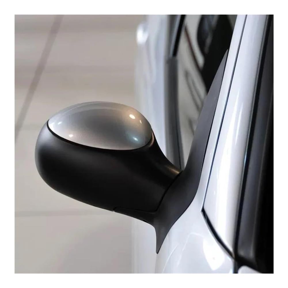 Rückspiegelbaugruppe Für Peugeot 206 6139283 Auto Rückspiegel Montage Auto Seite Tür Spiegel Power Betrieben Klapp Beheizt(Style 2,Manual Left) von DNZOGW
