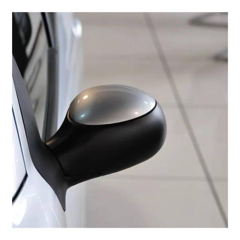 Rückspiegelbaugruppe Für Peugeot 206 6139283 Auto Rückspiegel Montage Auto Seite Tür Spiegel Power Betrieben Klapp Beheizt(Style 2,Manual Right) von DNZOGW