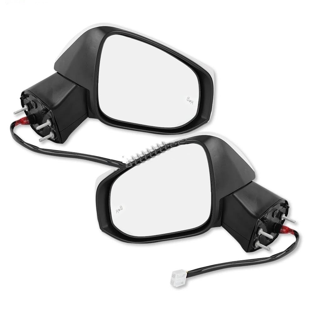 Rückspiegelbaugruppe Für RAV4 2019-2022 8Pins Seite Spiegel Montage Erhitzt Glass Mit Blinker Seite Spiegel Auto Zubehör(1 pair) von DNZOGW