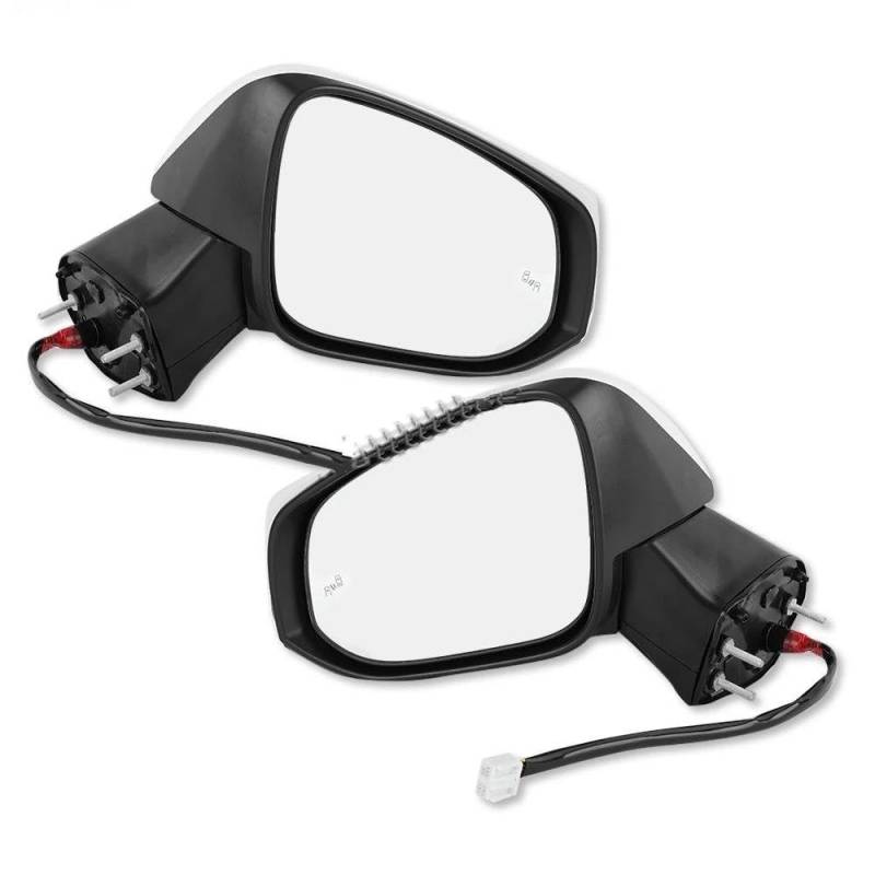 Rückspiegelbaugruppe Für RAV4 2019-2022 8Pins Seite Spiegel Montage Erhitzt Glass Mit Blinker Seite Spiegel Auto Zubehör(1 pair) von DNZOGW