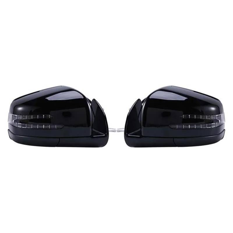 Rückspiegelbaugruppe Für W164 X164 ML Für GL Klasse 2005-2011Elektrischer Rückspiegel Seitenspiegel Montage(Black 1 pair) von DNZOGW