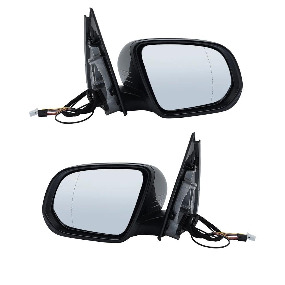 Rückspiegelbaugruppe Für W167 GLE350 GLE63 2020-2022 Seite Spiegel Montage Ohne Toten Winkel Tür Spiegel Auto Zubehör(1 pair) von DNZOGW