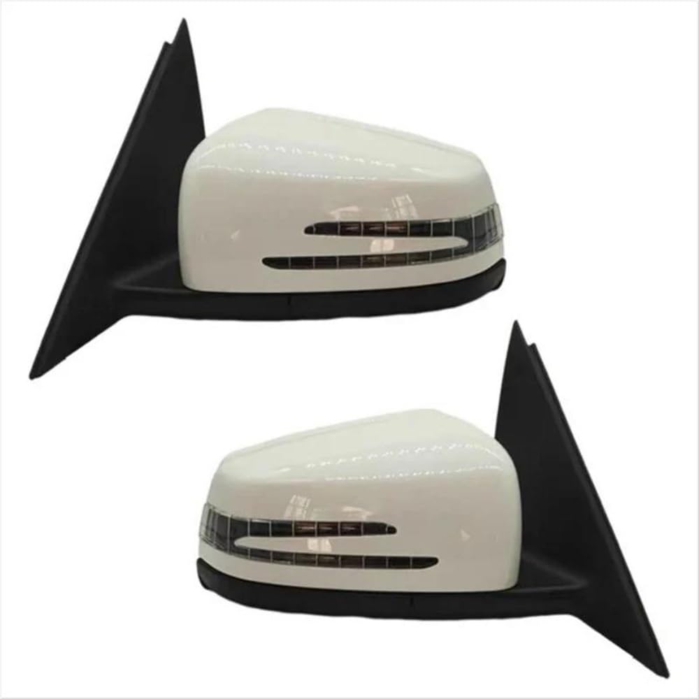 Rückspiegelbaugruppe Für W221 Für S-Klasse S300 S350 S400 S63 2006 2007 2008 2009-2013 Auto Seite Tür Power Rückspiegel Montage Auto(A pair White) von DNZOGW