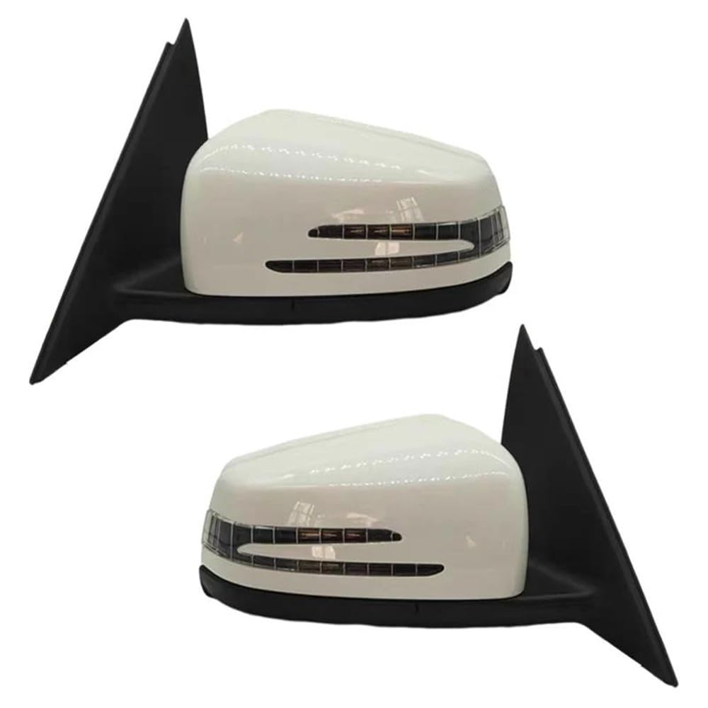 Rückspiegelbaugruppe Für W221 Für S-Klasse S300 S350 S400 S63 2006 2007 2008-2013 Auto Rückansicht Seite Tür Spiegel Montage(1Pair White) von DNZOGW