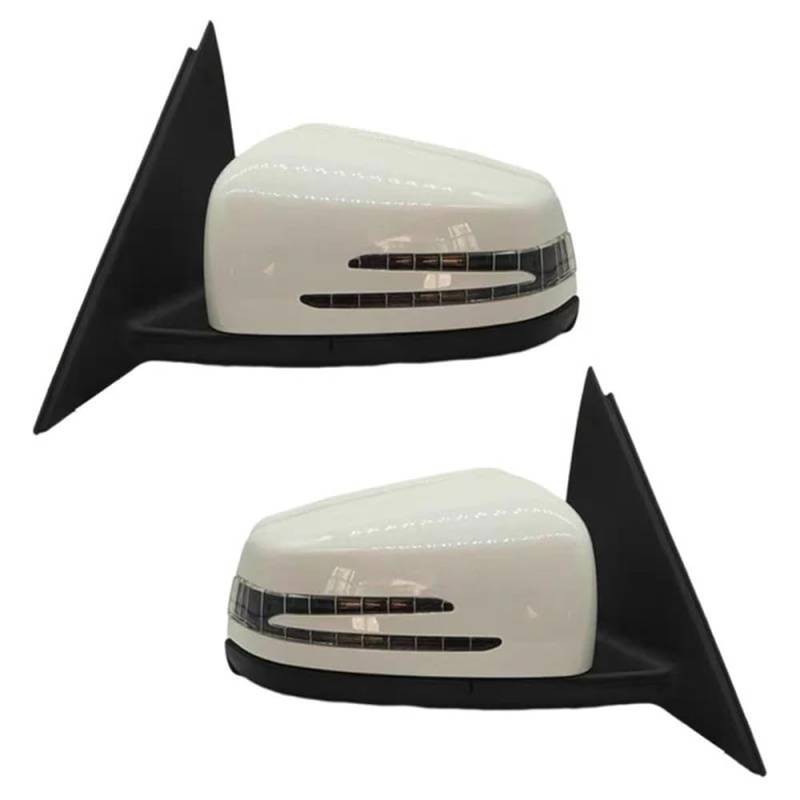 Rückspiegelbaugruppe Für W221 Für S-Klasse S300 S350 S400 S63 2006 2007 2008-2013 Auto Rückansicht Seite Tür Spiegel Montage(1Pair White) von DNZOGW