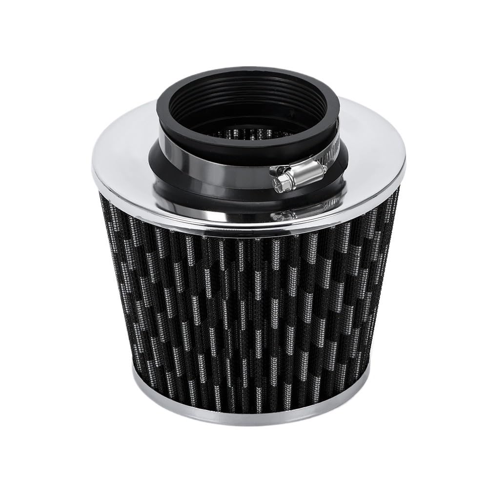 Universal 3 "76mm Luftfilter & Kaltluftansaugrohr Turbo-Ansaugrohr-Kit Mit Luftfilterkegel JR-AIT28+IMK14 Ansaugschlauch(Aspicture) von DNZOGW