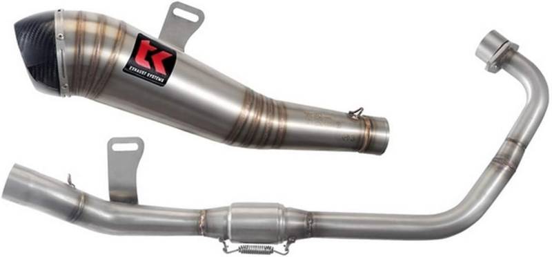Auspuff Marke Turbo Kit, anpassbar für Aprilia Tuono 125 4T 19 GP H3 zugelassen von DOBLE XX