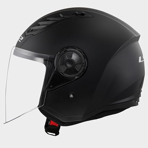 LS2 OF616 Airflow II Solid Jethelm mattschwarz 22.06 (L 59/60) von DOBLE XX