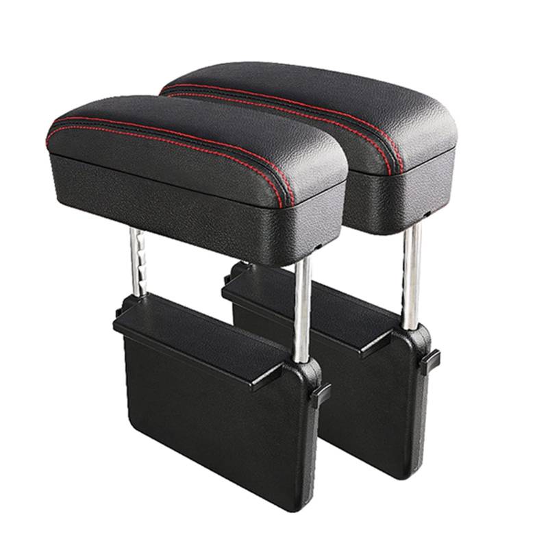 Armlehne Auto,Mittelarmlehne Armlehnenbox fürs Auto, Ellenbogenstütze, verstellbar, Organizer Passend für Autositzlücken, Armlehnenbox, passend Passend für Autos, Autozubehör, Armlehnenkissen, univers von DOBRVVGT