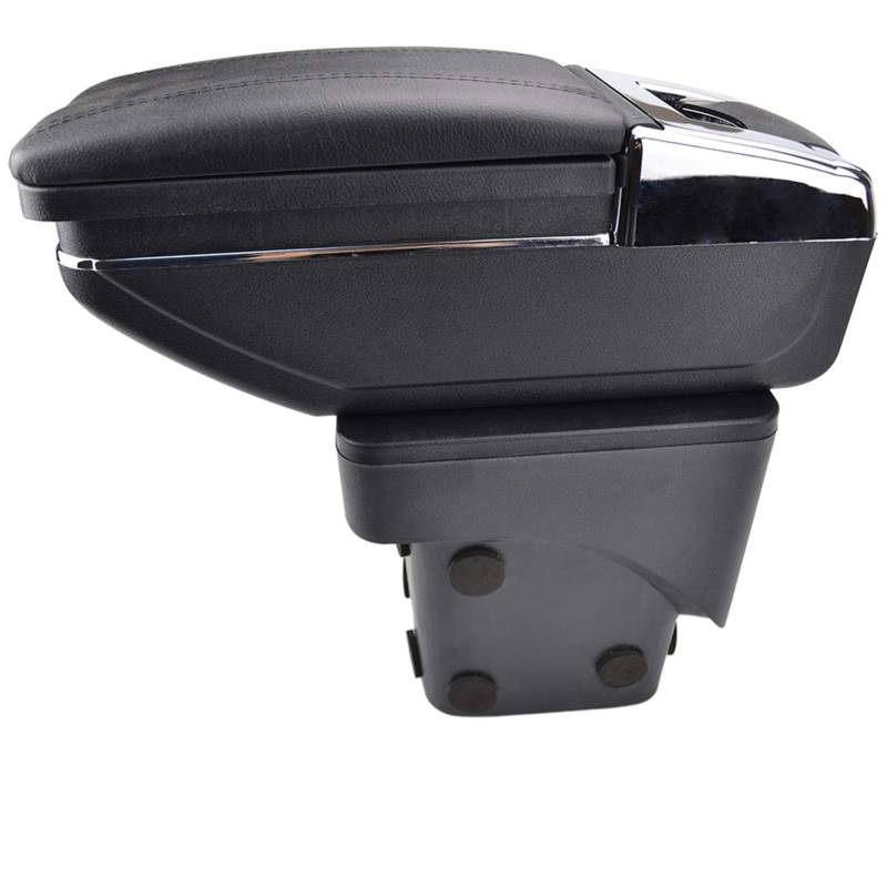 Armlehne Auto,Mittelarmlehne Center Center Console Storage Box Fit Verwenden Passend für Ford Focus 2 Mk2 2005-2011 Armlehne Arm Rest Drehbare(Black thread) von DOBRVVGT