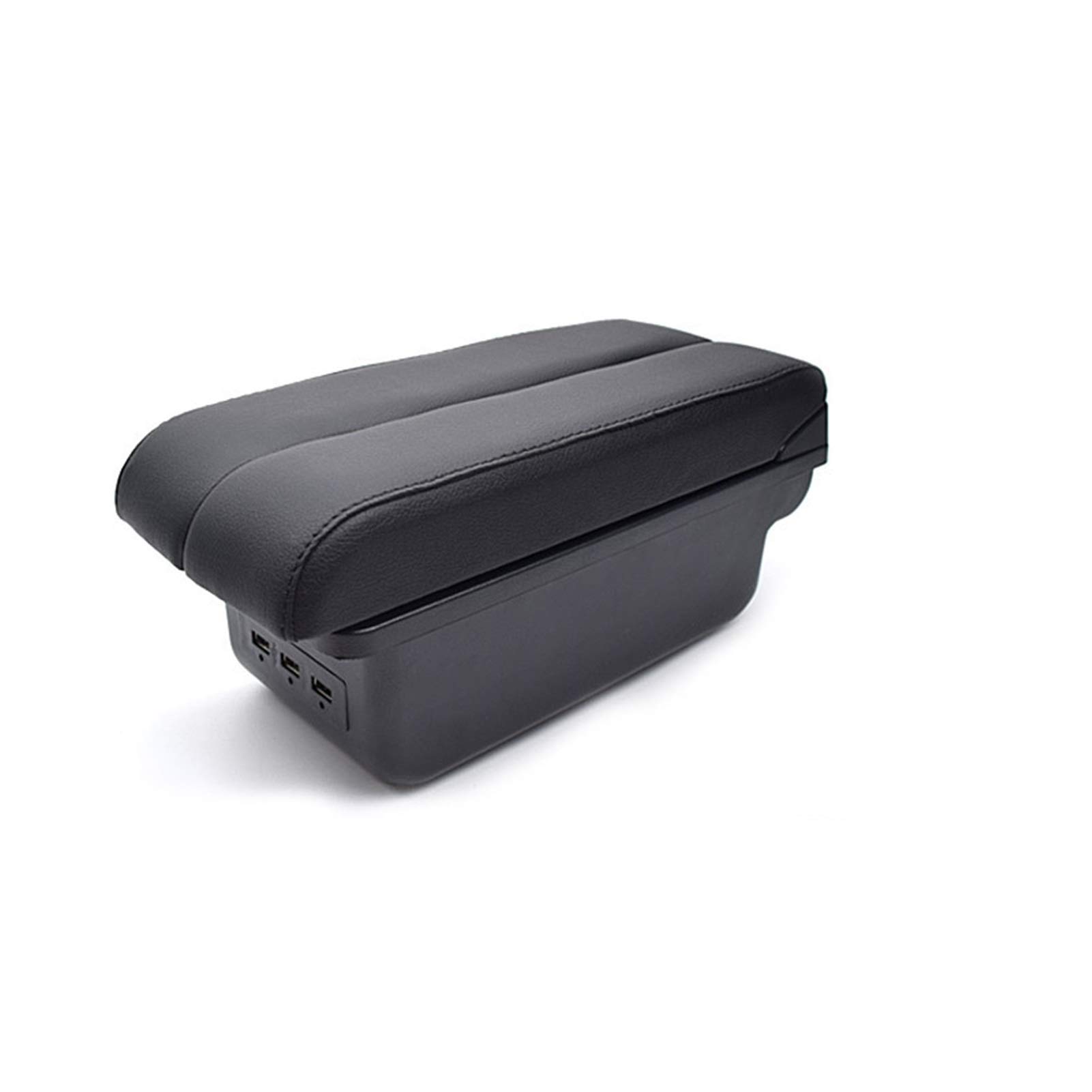 Armlehne Auto,Mittelarmlehne Passend Passend für Dacia Renault Sandero Armlehne Innenausstattung Mittelkonsole Armlehne Aufbewahrungsbox Zubehör Auto-Styling-Teile(E Black thread) von DOBRVVGT