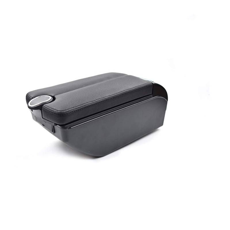 Armlehne Auto,Mittelarmlehne Passend Passend für Dacia Renault Sandero Armlehne Innenausstattung Mittelkonsole Armlehne Aufbewahrungsbox Zubehör Auto-Styling-Teile(F Black thread) von DOBRVVGT