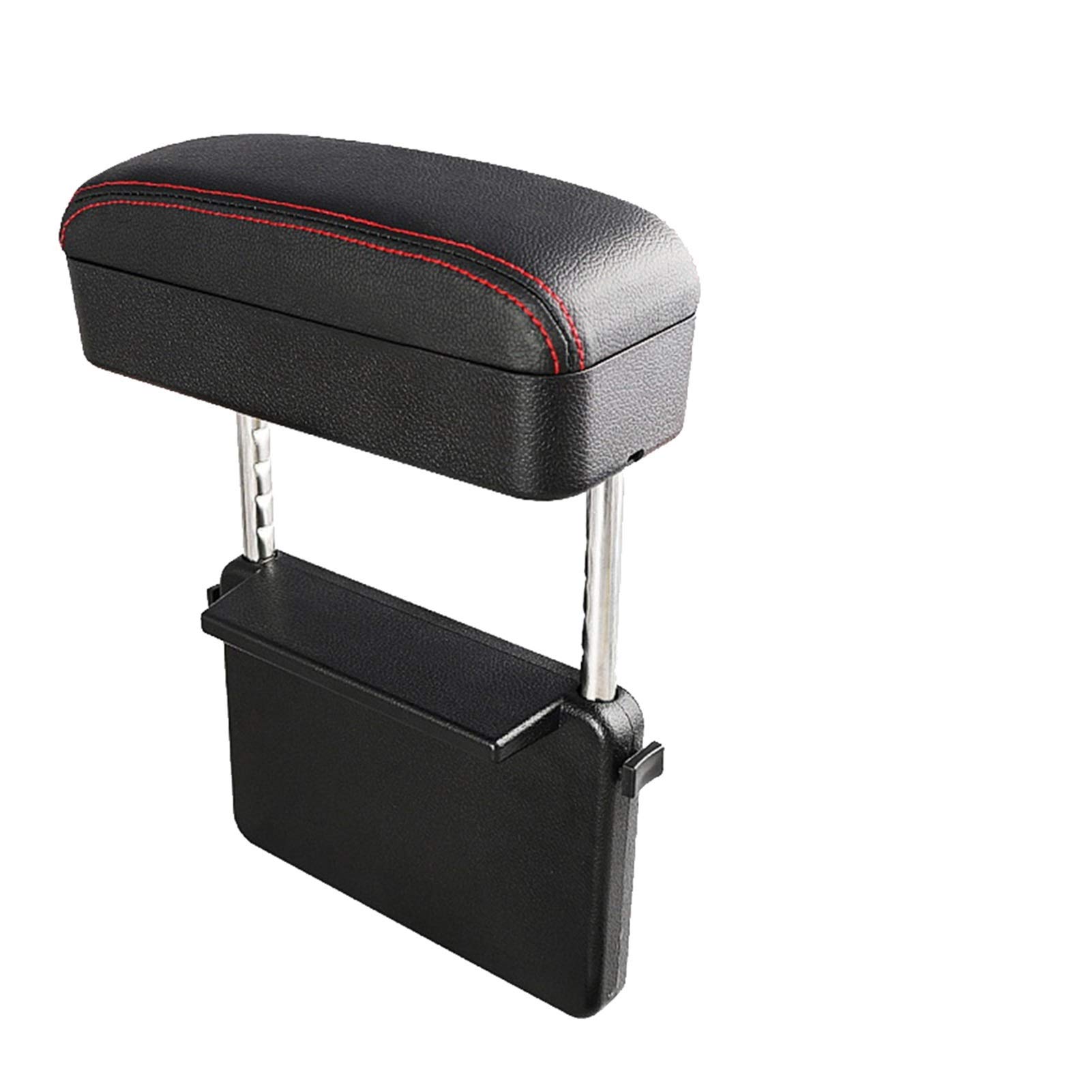 Armlehne Auto,Mittelarmlehne Universal Auto Armlehne einstellbare Schachtel des Handy-Innenraums Zentral-Ellenbogen-Unterstützung Armlehnen-Auto-Styling(Red Type 1) von DOBRVVGT