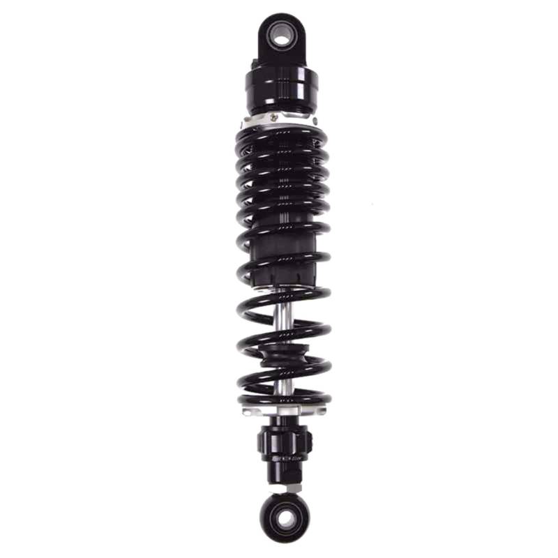Motorrad Hinterer Stoßdämpfer,Stoßdämpfer 1 Stück schwarz 270mm-360mm Motorrad hintere Luft einstellbare Stoßdämpfer hintere Suspension(280mm Black Fork) von DOBRVVGT