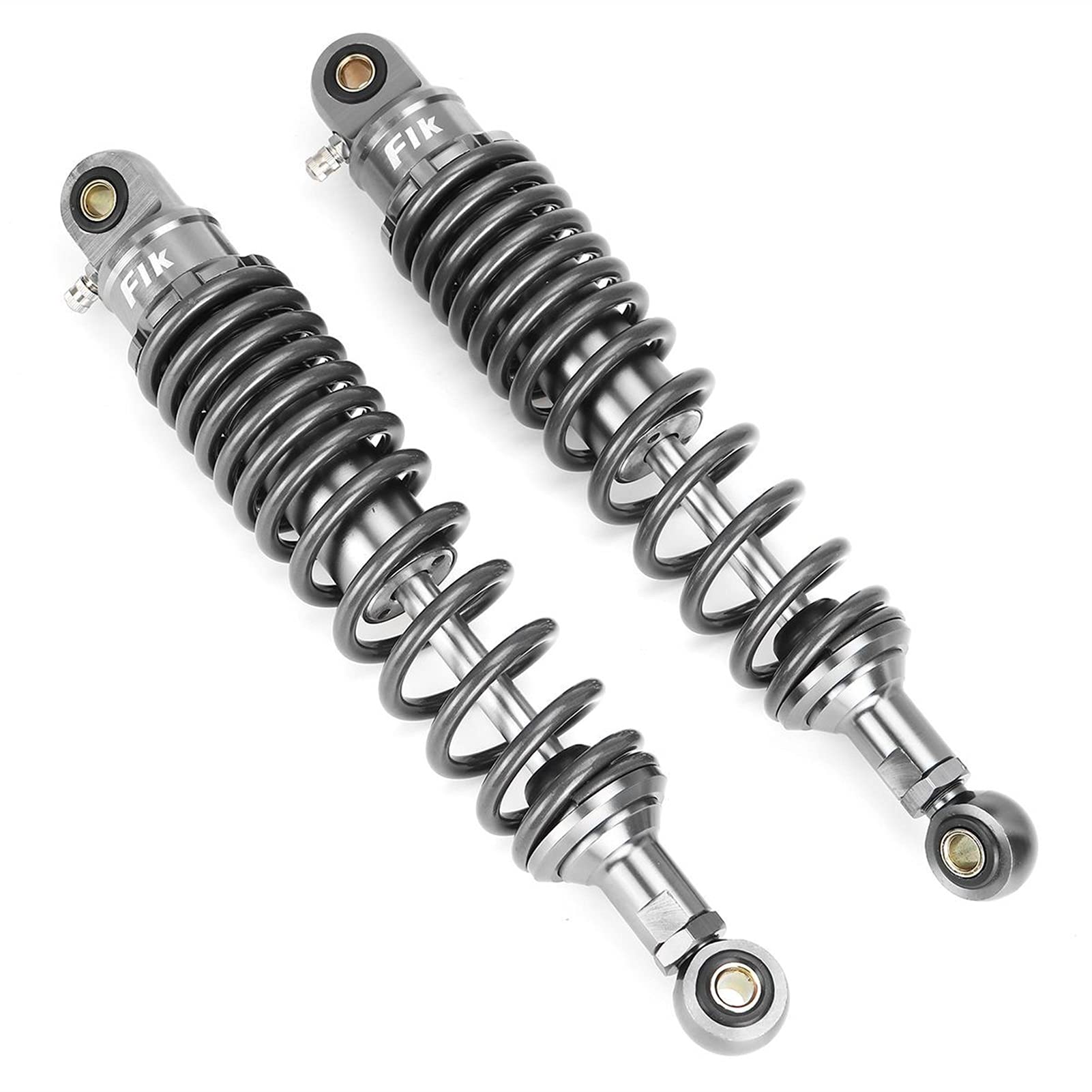 Motorrad Hinterer Stoßdämpfer,Stoßdämpfer 330mm Universal Motorrad Luftstoßdämpfer Hinterradaufhängung(Silver) von DOBRVVGT