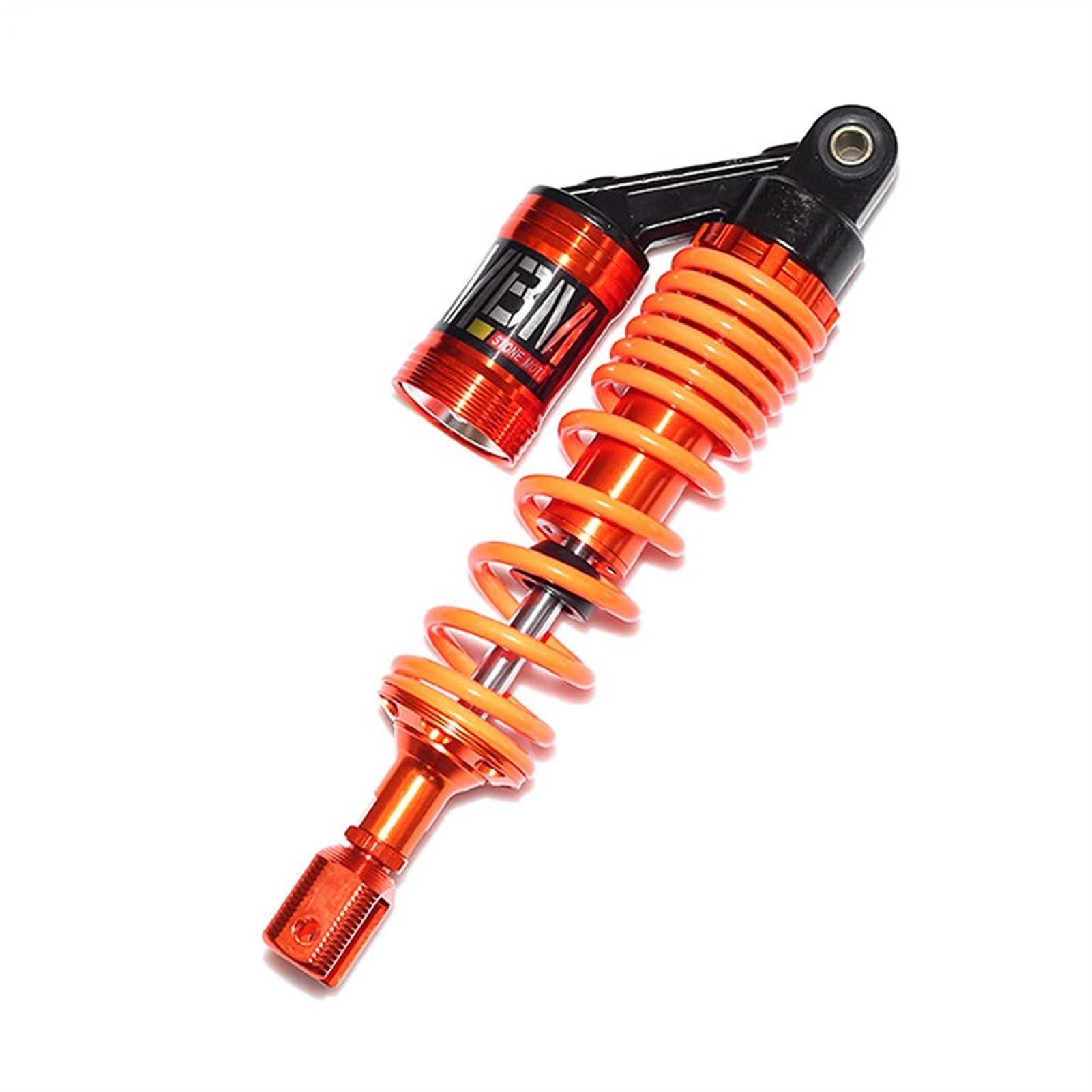 Motorrad Hinterer Stoßdämpfer,Stoßdämpfer Motorrad Universal 12.5 "320mm Luftstoßdämpfer Hinterradaufhängung für Roller(Orange) von DOBRVVGT