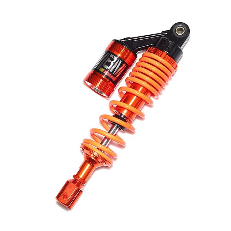 Motorrad Hinterer Stoßdämpfer,Stoßdämpfer Motorrad Universal 12.5 "320mm Luftstoßdämpfer Hinterradaufhängung für Roller(Orange) von DOBRVVGT
