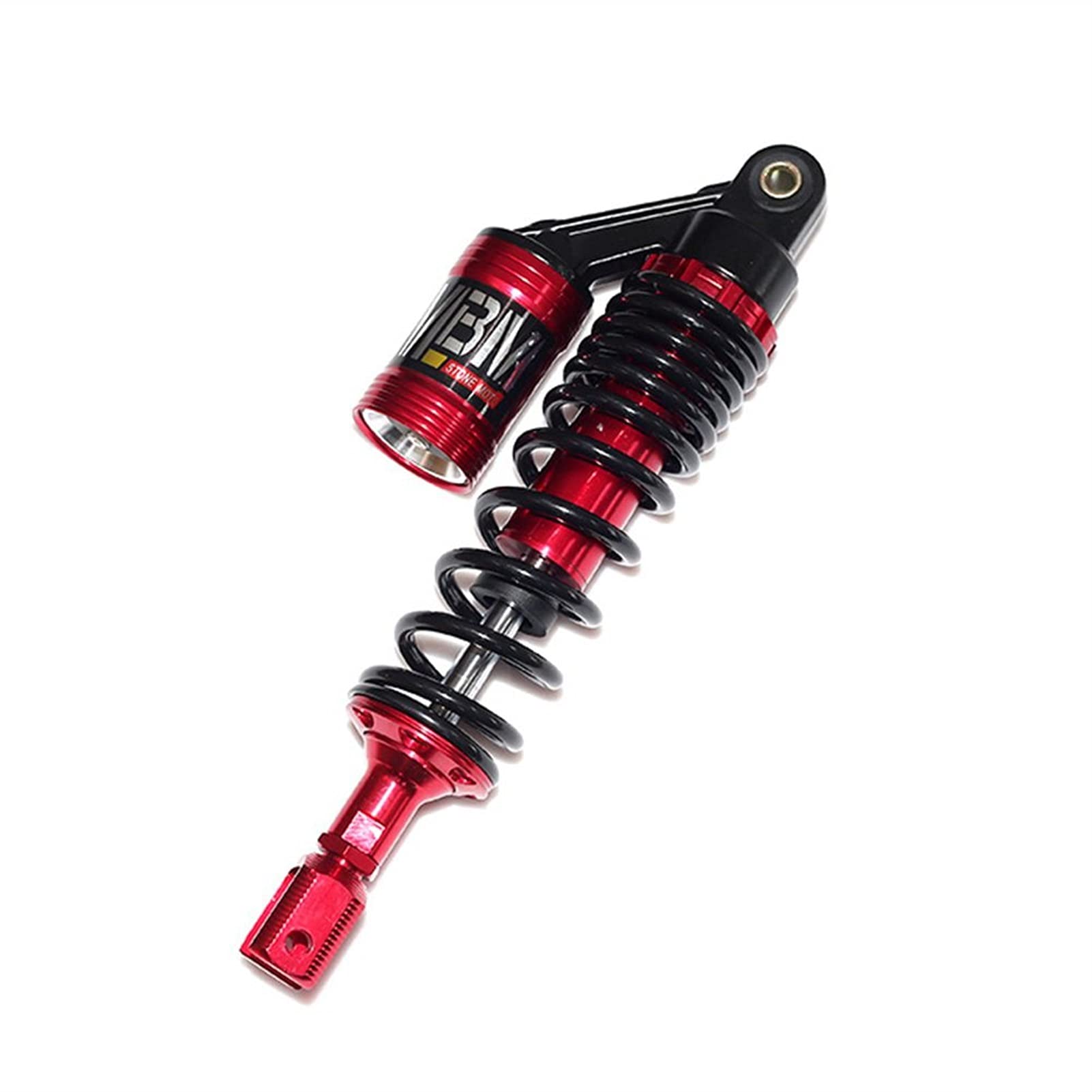 Motorrad Hinterer Stoßdämpfer,Stoßdämpfer Motorrad Universal 12.5 "320mm Luftstoßdämpfer Hinterradaufhängung für Roller(Red) von DOBRVVGT