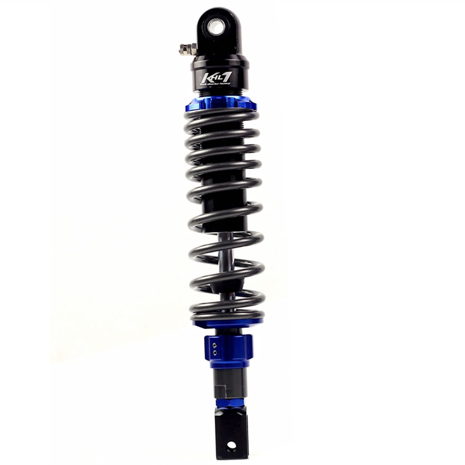 Motorrad Hinterer Stoßdämpfer,Stoßdämpfer Motorrad Universal 320mm Air Stoßdämpfer hinstellen Hinterradaufhängung für Roller(Blue 310 Round) von DOBRVVGT