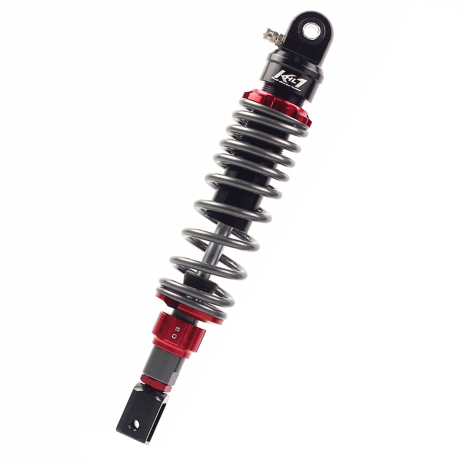 Motorrad Hinterer Stoßdämpfer,Stoßdämpfer Motorrad Universal 320mm Air Stoßdämpfer hinstellen Hinterradaufhängung für Roller(Red 310 Round) von DOBRVVGT