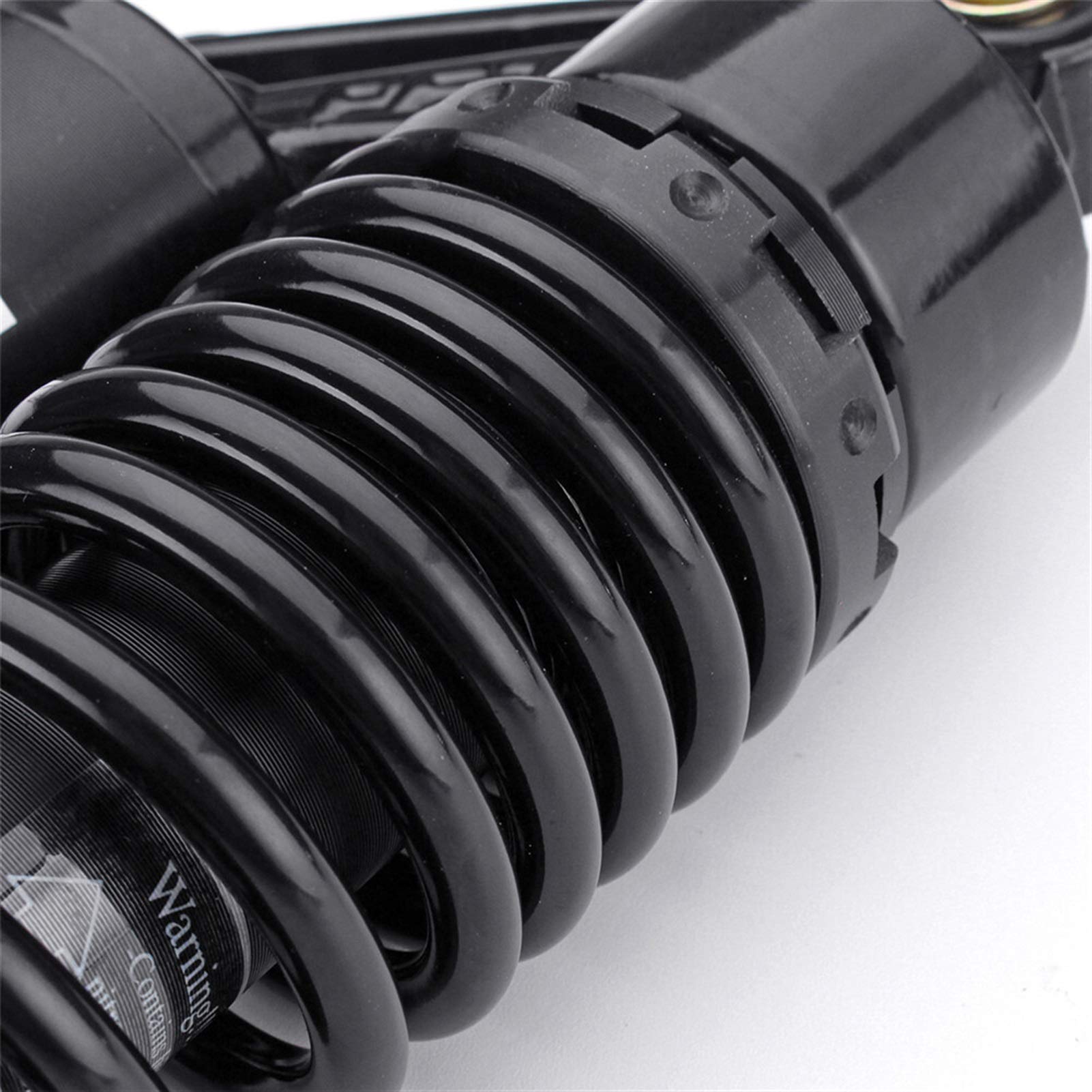 Motorrad Hinterer Stoßdämpfer,Stoßdämpfer Paar Universal 280/320 / 340360 / 380mm Motorrad Air Stoßdämpfer Hinterradaufhängung Fit für Roller Dirt Pit Street Bike(360mm Gold) von DOBRVVGT