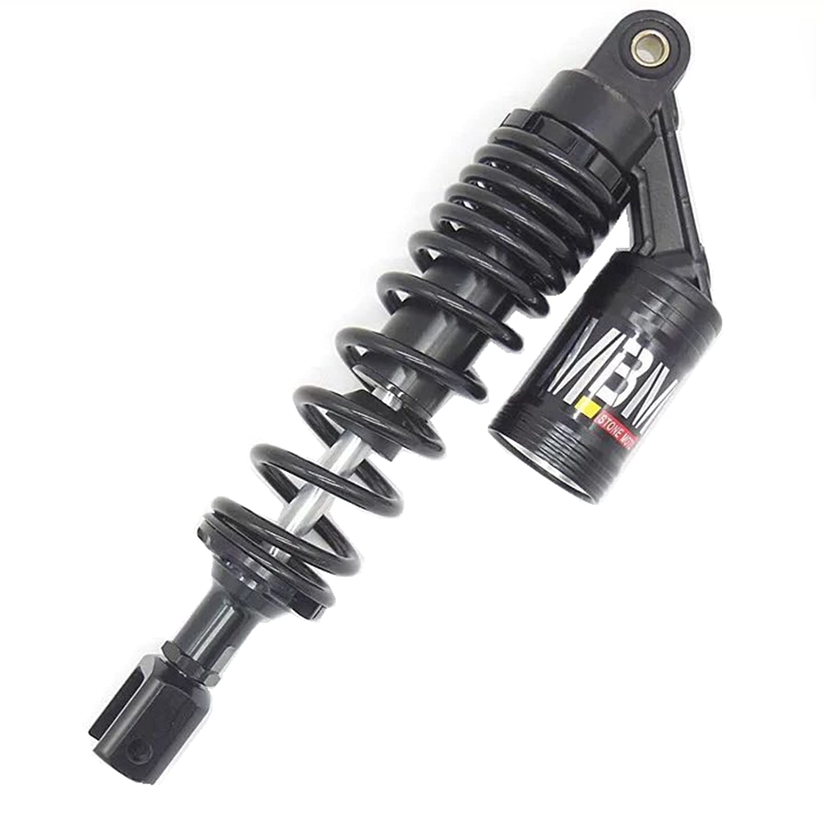 Motorrad Hinterer Stoßdämpfer,Stoßdämpfer Universal 320mm Motorrad Air Stoßdämpfer Hinterradaufhängung Motorroller(Black) von DOBRVVGT