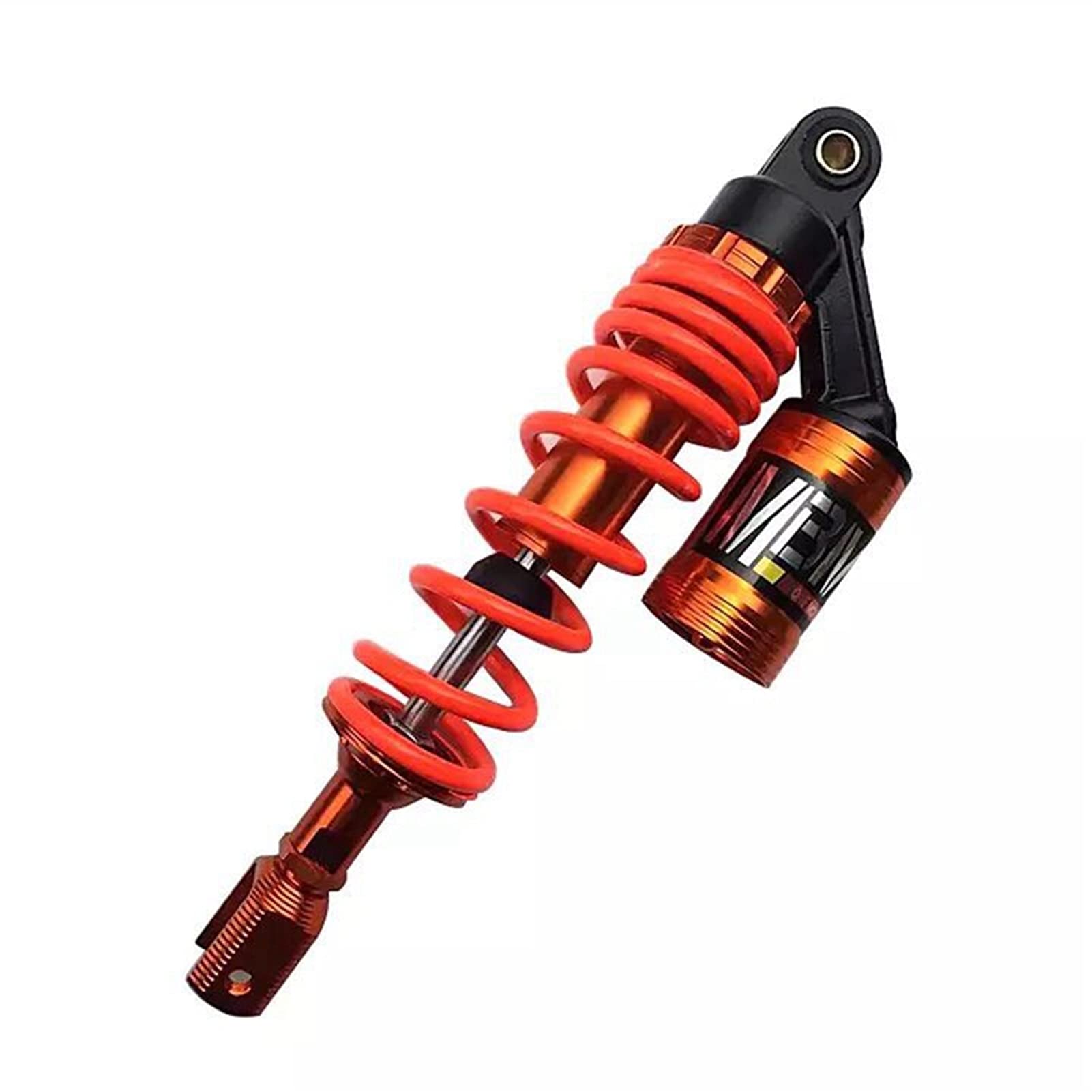 Motorrad Hinterer Stoßdämpfer,Stoßdämpfer Universal 320mm Motorrad Air Stoßdämpfer Hinterradaufhängung Motorroller(Orange) von DOBRVVGT