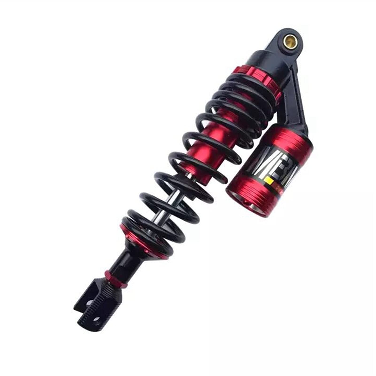 Motorrad Hinterer Stoßdämpfer,Stoßdämpfer Universal 320mm Motorrad Air Stoßdämpfer Hinterradaufhängung Motorroller(Red) von DOBRVVGT