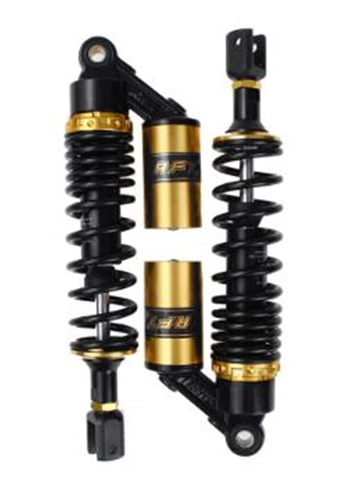 Motorrad Hinterer Stoßdämpfer,Stoßdämpfer Universal 380mm / 400mm Motorrad Air Stoßdämpfer Hinterradaufhängung Passform für Roller(400mm) von DOBRVVGT