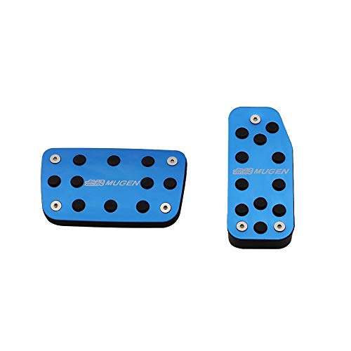 Pedalabdeckung,Auto Pedale,Pedalkappen 2Pcs / Set AT Auto-Pedal-Abdeckung Auto Pedale Passend for Vezel HRV HRV 2016-2019 2011-2019 Stadt 2015-2019 Teile(Blue) von DOBRVVGT