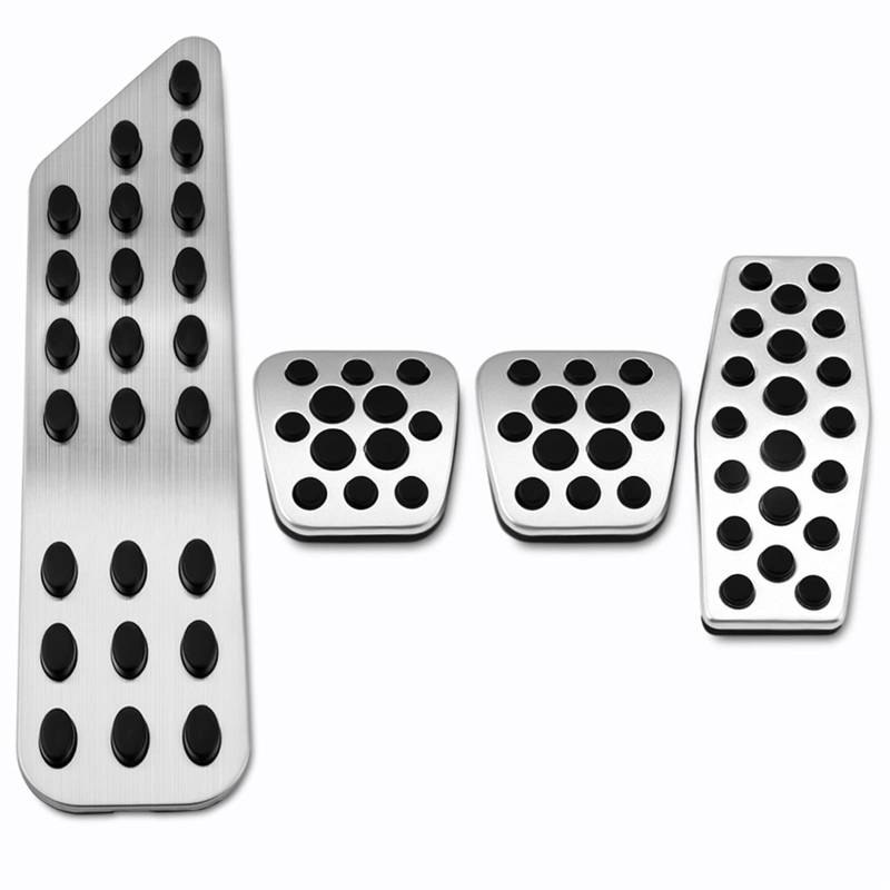 Pedalabdeckung,Auto Pedale,Pedalkappen Auto Accelerator Bremskupplungspedal Pedalen Abdeckung Passend für Opel Opel Astra Insignia 2011-2015 Passend für Chevrolet Chevy Cruze(MT 4 Pcs) von DOBRVVGT