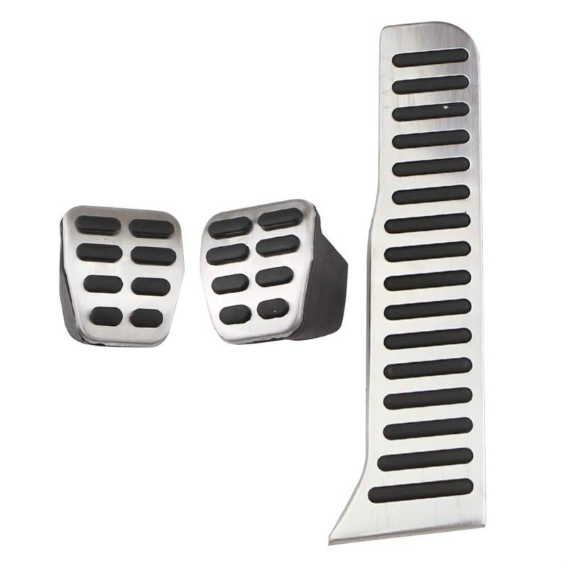 Pedalabdeckung,Auto Pedale,Pedalkappen Auto-Edelstahl In MT-Autopedalen Passend für CC Passat B6 B7 R36 R-Line Passend für Superb Auto Pedal Cover(MT Without Rest) von DOBRVVGT