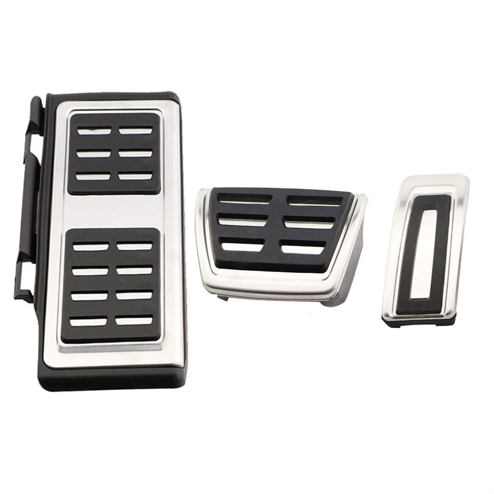 Pedalabdeckung,Auto Pedale,Pedalkappen Auto Fuß Kraftstoff Bremse Kupplung Abdeckung Pedale Passend for 7 VII GTi MK7 B8 Passend for A7 A3 8V(3Pcs AT) von DOBRVVGT