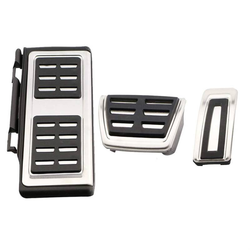 Pedalabdeckung,Auto Pedale,Pedalkappen Auto Fuß Kraftstoff Bremse Kupplung Abdeckung Pedale Passend for 7 VII GTi MK7 B8 Passend for A7 A3 8V(3Pcs AT) von DOBRVVGT