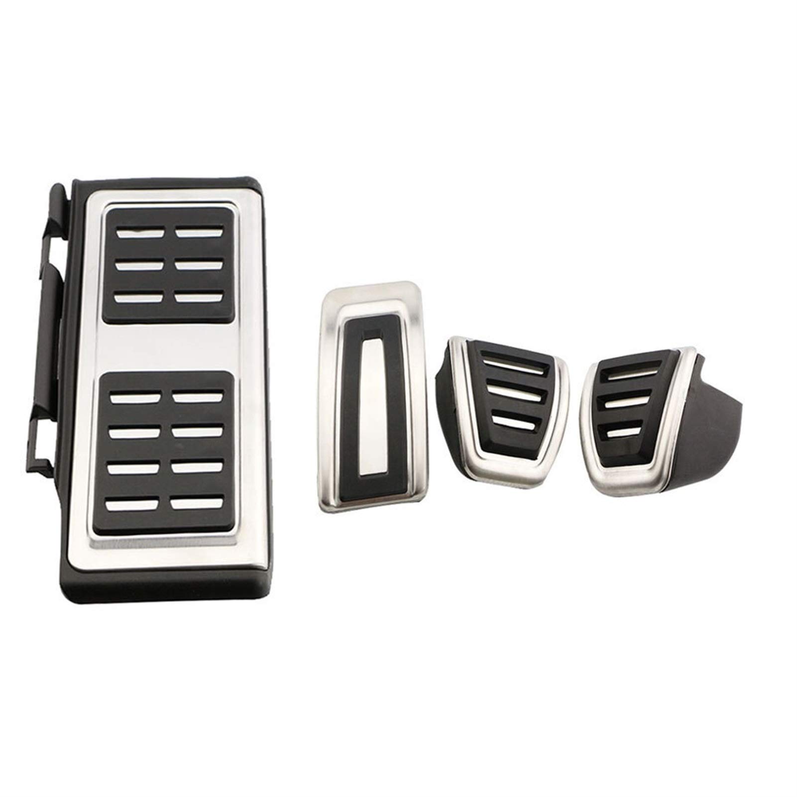 Pedalabdeckung,Auto Pedale,Pedalkappen Auto Fuß Kraftstoff Bremse Kupplung Abdeckung Pedale Passend for 7 VII GTi MK7 B8 Passend for A7 A3 8V(4Pcs MT) von DOBRVVGT