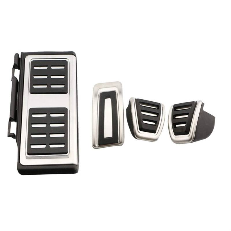Pedalabdeckung,Auto Pedale,Pedalkappen Auto Fuß Kraftstoff Bremse Kupplung Abdeckung Pedale Passend for 7 VII GTi MK7 B8 Passend for A7 A3 8V(4Pcs MT) von DOBRVVGT