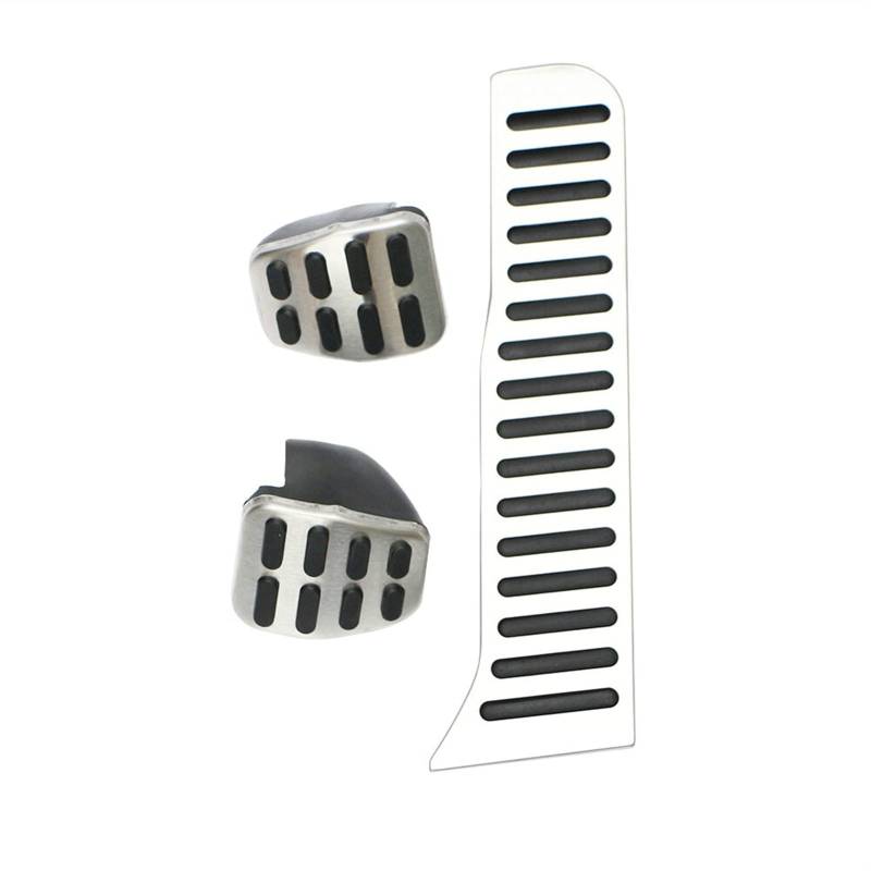 Pedalabdeckung,Auto Pedale,Pedalkappen Auto Gasbremse Ruhet Pedal Autopedale Passend für VW Golf 5 6 Mk5 Mk6. Jetta Mk5. Scirocco Cc TOUREG Passend für SKODA Octavia A5(MT Without Rest) von DOBRVVGT