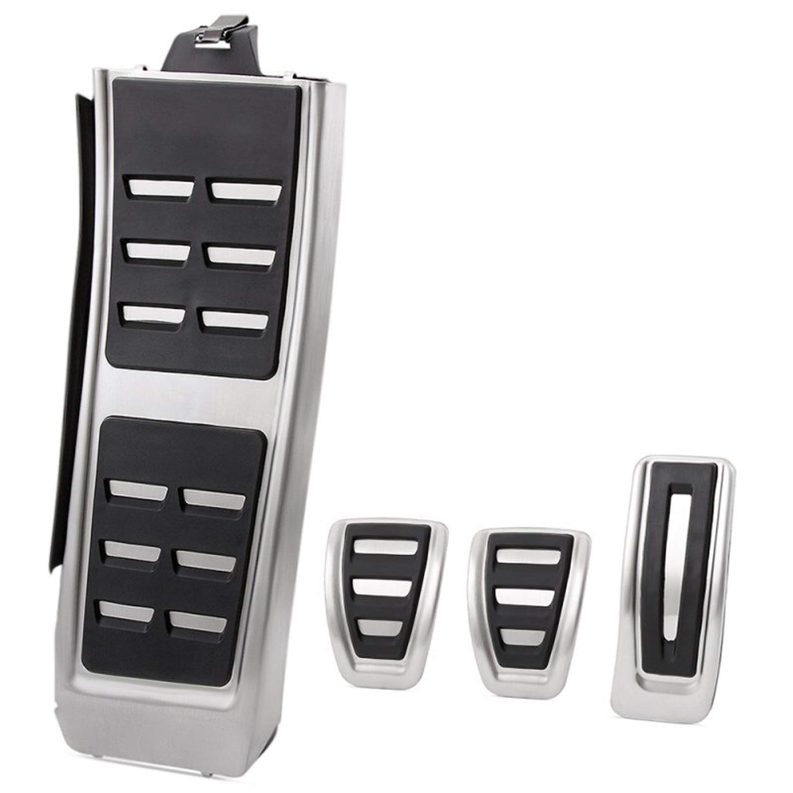 Pedalabdeckung,Auto Pedale,Pedalkappen Auto Kraftstoff Bremse Fußstütze Pedale for A4 B8 S4 RS4 Q3 A5 S5 RS5 8T Q5 8R SQ5 A6 C7 A7 S7 S6 4G A8 S8 A8L 4H Zubehör(MT) von DOBRVVGT