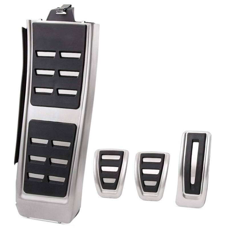 Pedalabdeckung,Auto Pedale,Pedalkappen Auto Kraftstoff Bremse Fußstütze Pedale for A4 B8 S4 RS4 Q3 A5 S5 RS5 8T Q5 8R SQ5 A6 C7 A7 S7 S6 4G A8 S8 A8L 4H Zubehör(MT) von DOBRVVGT
