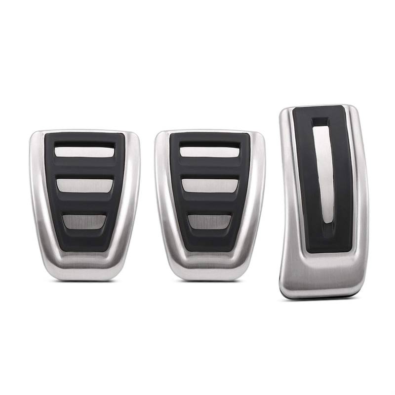 Pedalabdeckung,Auto Pedale,Pedalkappen Auto Kraftstoff Bremse Fußstütze Pedale for A4 B8 S4 RS4 Q3 A5 S5 RS5 8T Q5 8R SQ5 A6 C7 A7 S7 S6 4G A8 S8 A8L 4H Zubehör(MT without Rest) von DOBRVVGT