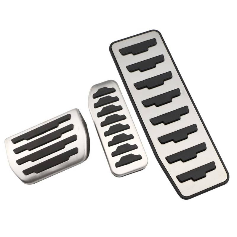 Pedalabdeckung,Auto Pedale,Pedalkappen Auto-Pedal-Abdeckung Auto-Pedale geeignet für Land Rover Discovery Sport Fit Verwendung für Range Rover Evoque Pedal Fit Verwendung für Jaguar F-Pace XE XF.(AT W von DOBRVVGT