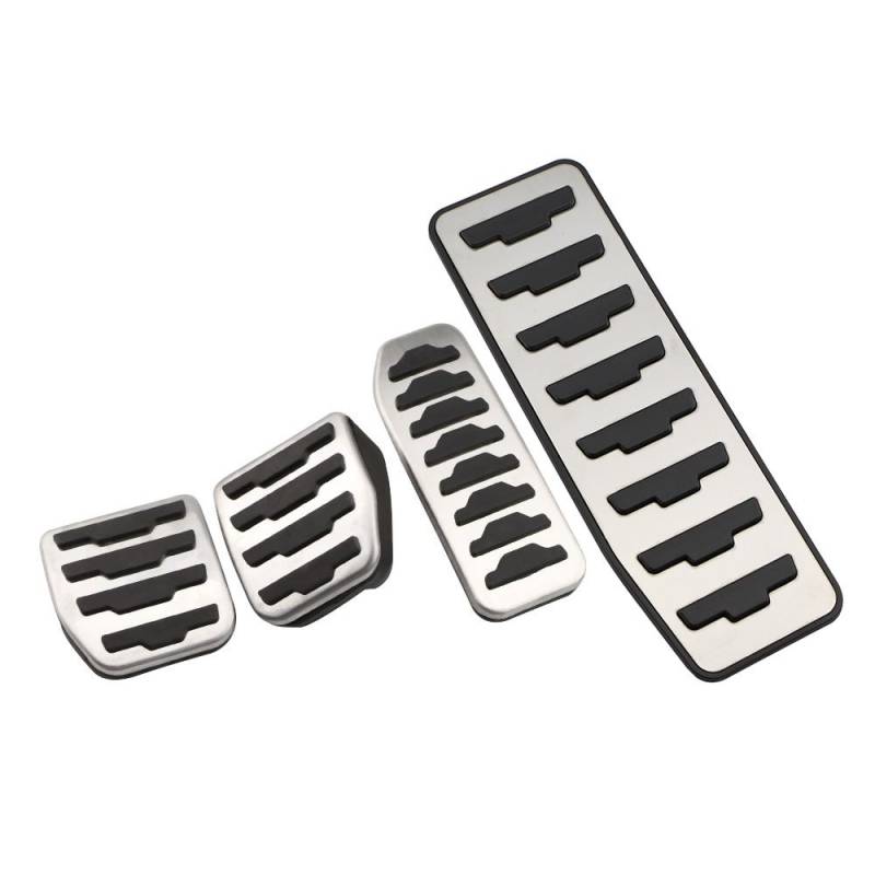 Pedalabdeckung,Auto Pedale,Pedalkappen Auto-Pedal-Abdeckung Auto-Pedale geeignet für Land Rover Discovery Sport Fit Verwendung für Range Rover Evoque Pedal Fit Verwendung für Jaguar F-Pace XE XF.(MT W von DOBRVVGT