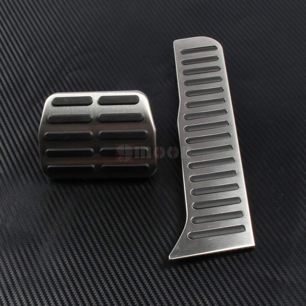 Pedalabdeckung,Auto Pedale,Pedalkappen Auto-Pedal Passend for mk5 5 6 CC Kaninchen EOS A5 Superb Yeti Seat(AT 2pcs) von DOBRVVGT