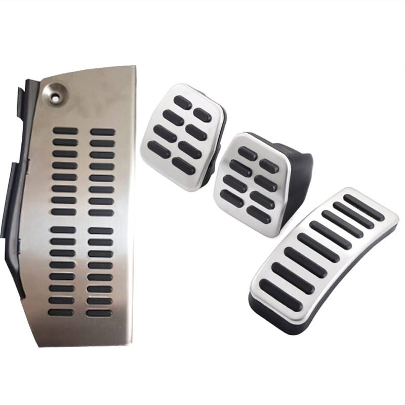 Pedalabdeckung,Auto Pedale,Pedalkappen Auto Styling Zubehör Auto Pedal Fußstütze Passend für Polo Vw. Passend für Golf 4 Bora Beetle RSI GTI R32. Passend für A3-Sitz(For MT 4PCS) von DOBRVVGT