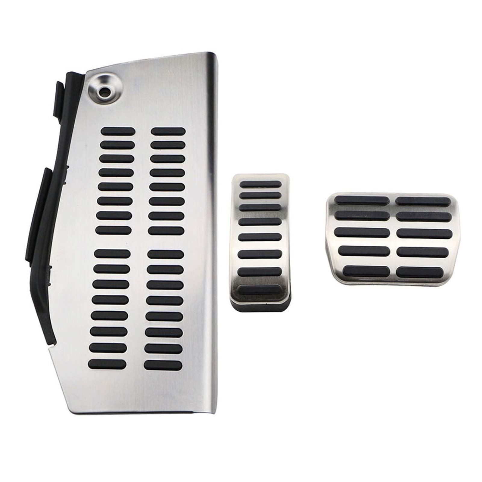 Pedalabdeckung,Auto Pedale,Pedalkappen Autopedale Passend für Beetle RSI GTI R32 Passend für A3 Sitz Leon 1M Toledo 1L LHD Bei MT Pedal Cover(AT With Rest A Style) von DOBRVVGT