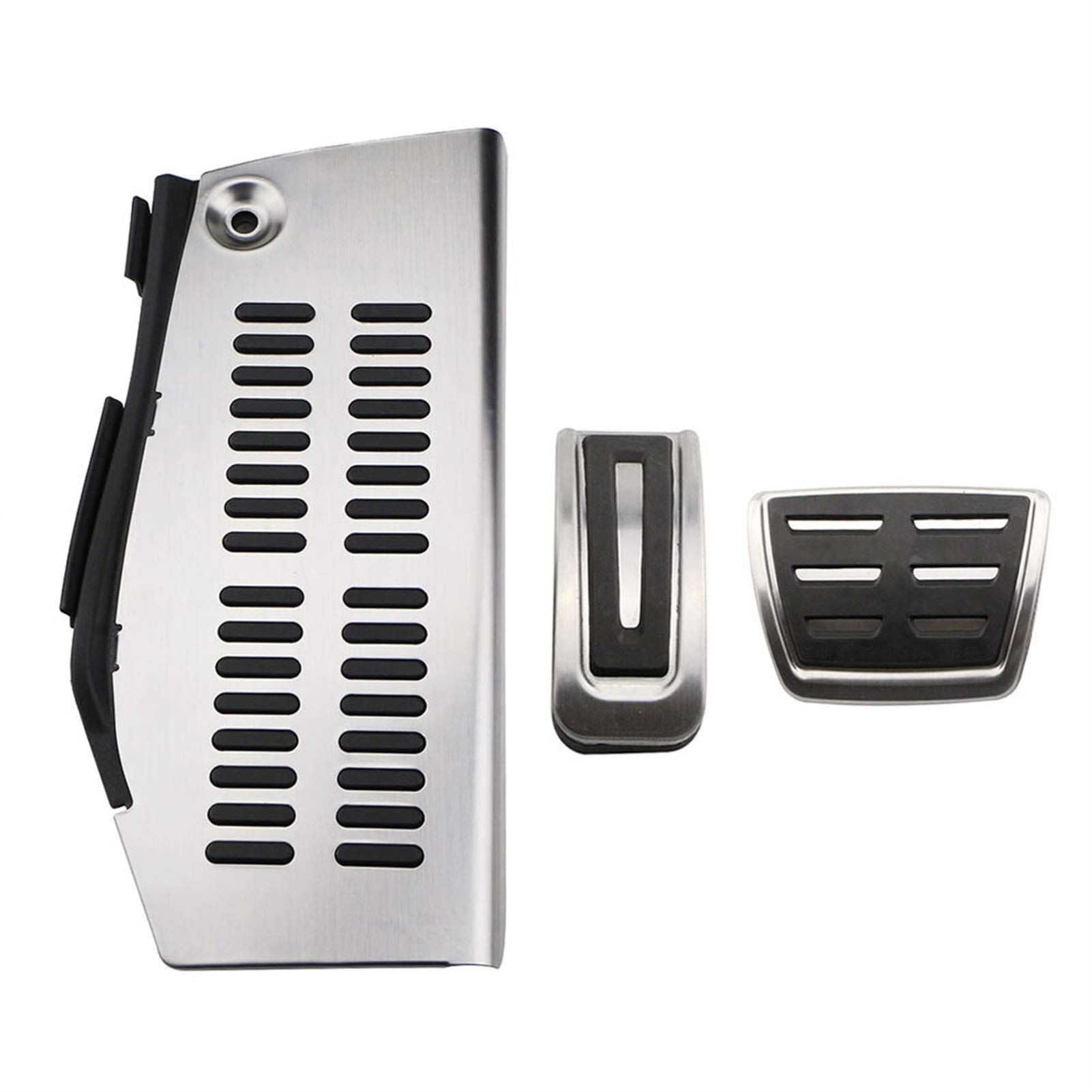 Pedalabdeckung,Auto Pedale,Pedalkappen Autopedale Passend für Beetle RSI GTI R32 Passend für A3 Sitz Leon 1M Toledo 1L LHD Bei MT Pedal Cover(AT With Rest C Style) von DOBRVVGT