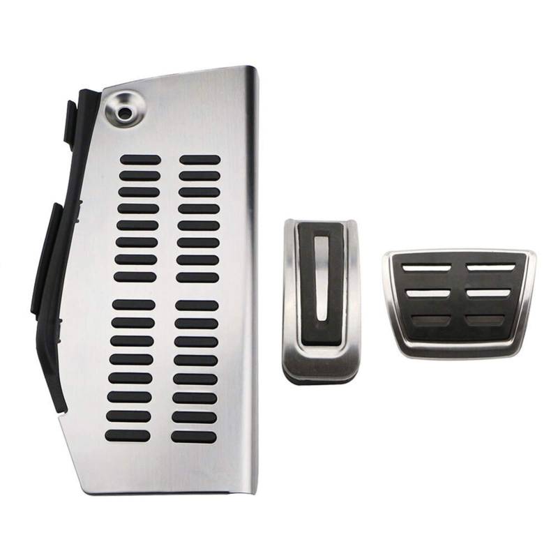 Pedalabdeckung,Auto Pedale,Pedalkappen Autopedale Passend für Beetle RSI GTI R32 Passend für A3 Sitz Leon 1M Toledo 1L LHD Bei MT Pedal Cover(AT With Rest C Style) von DOBRVVGT