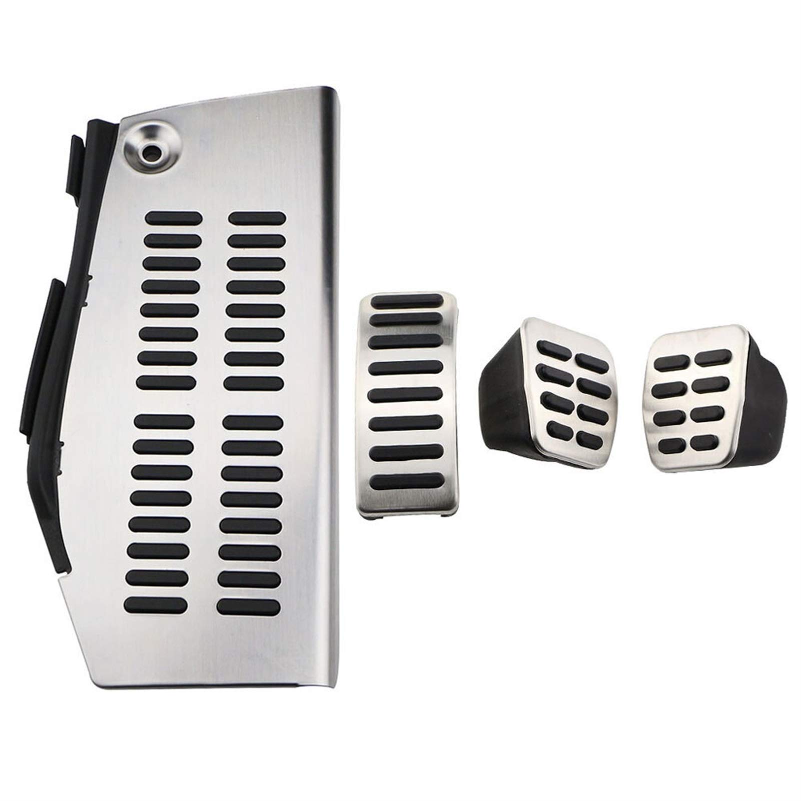Pedalabdeckung,Auto Pedale,Pedalkappen Autopedale Passend für Beetle RSI GTI R32 Passend für A3 Sitz Leon 1M Toledo 1L LHD Bei MT Pedal Cover(MT With Rest B Style) von DOBRVVGT